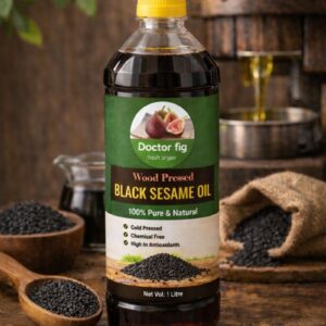 Doctor Fig - Wood Pressed Black Sesame Oil - 1ltr
