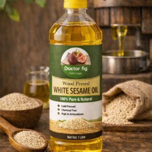Doctor Fig - Wood Pressed White Sesame Oil - 1ltr